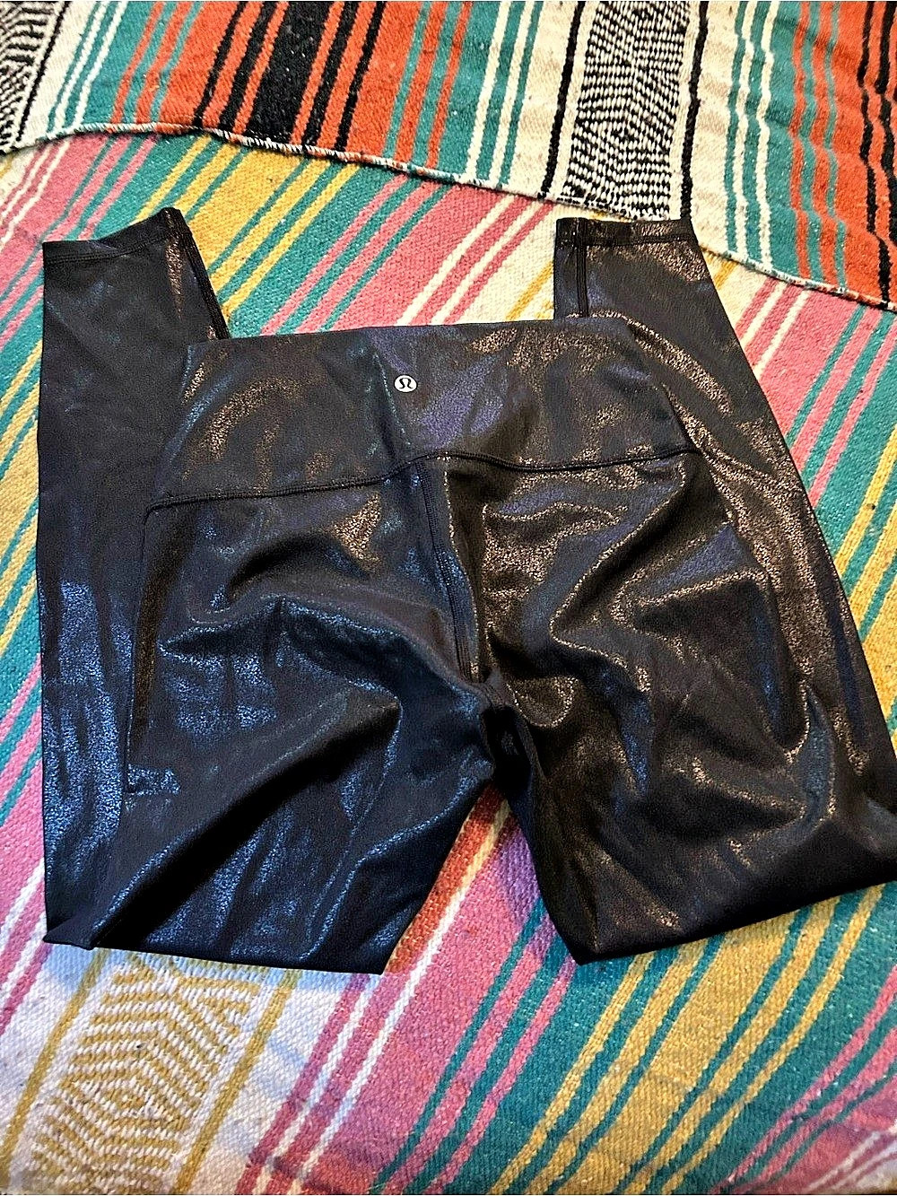 lululemon Align High-Rise Pant 25" *Shine Black Leggings size 6
